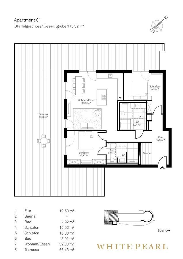 White Pearl Apartment 4 01 ティメンドルファー・シュトラント エクステリア 写真